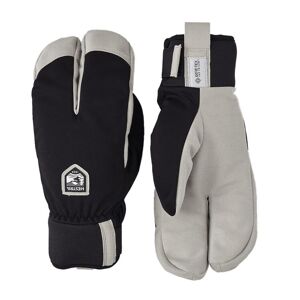 Hestra Wool Terry Split Mitt Dam, Black, 9