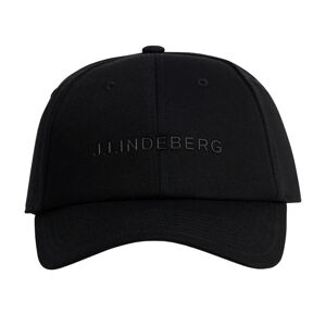 J.Lindeberg Elijah Cotton Logo Cap, Black, One Size