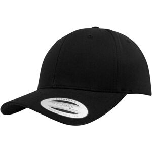 FLEXFIT/YUPOONG Curved Classic Snapback, Black, One Size