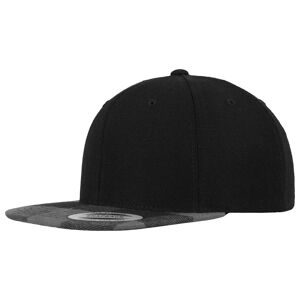 Keps Flanellskärm SnapbackOne-SizeSvart/Mörkgrå Svart/Mörkgrå