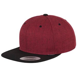 Keps Melerad SnapbackOne-SizeRöd/Svart Röd/Svart