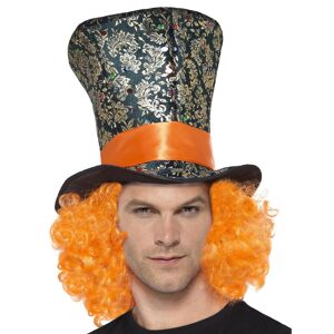 Mad Hatter Hatt med Peruk