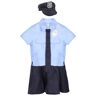GALPADA 4 Set Tjej Polis Kostym Polis Kostym Polis Kostym För Cosplay Kostym Polis Kostym För Barn Polis Kostym Uniform Polyester Polyester Sött Barn
