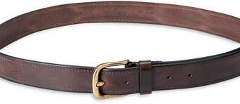 Morris Bälte Leather Belt Brun  Male Brun