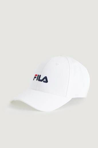 Fila Keps Unisex 6 Panel Strap Back Linear Logo Vit  Male Vit