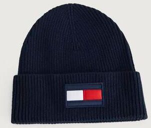 Tommy Hilfiger Mössa Big Flag Beanie Blå  Male Blå