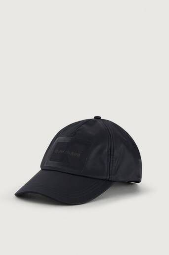 Calvin Klein Keps Ckj Sleek Nylon Cap Svart  Male Svart