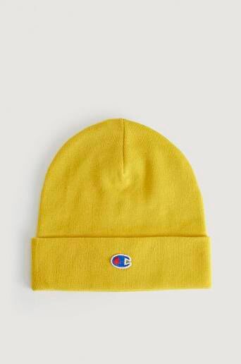 Champion Reverse Weave Mössa Beanie Cap Gul  Male Gul