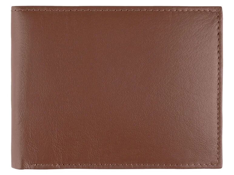 LIVERGY® Pánska kožená peňaženka (hnedá)