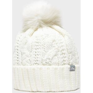 Peter Storm Women's Daisy Cable Knit Hat - White, White One Size