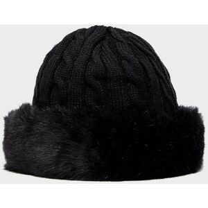 Peter Storm Women's Camilla Fur Trim Hat - Black, Black One Size