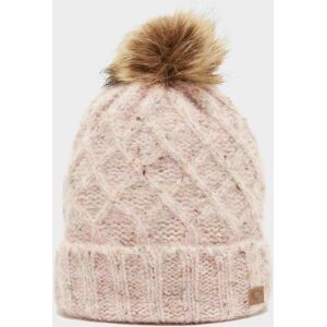 Brasher Women's Luxury Knit Pom Hat - Pink, Pink One Size