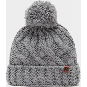 The Edge Women's Chunky Bobble Hat - Grey, Grey One Size