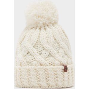 The Edge Women's Chunky Bobble Hat - White, White One Size