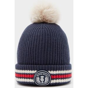 Royal Scot Stripe Bobble Hat Navy - One Size