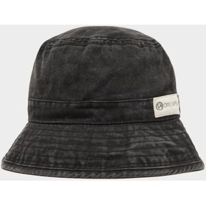 One Earth Unisex Washed Bucket Hat - Black, Black L/XL