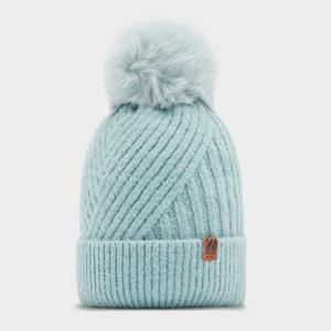 The Edge Women's Geneva Pom Beanie - Blue, BLUE - female