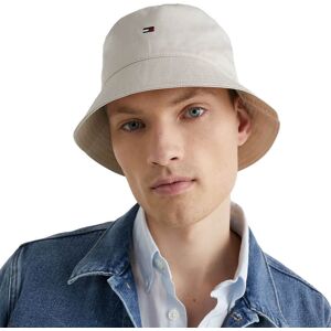 Tommy Hilfiger Mens Flag Embroidery Bucket Hat - Classic Beige - One