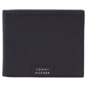 Tommy Hilfiger Mens Premium Leather Small Credit Card Wallet - Black - One