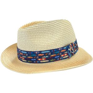 A Fish Named Fred Mens Straw Hat - Straw - One