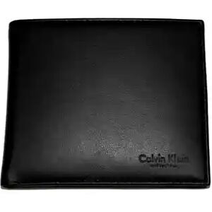 Calvin Klein Leather Wallet with Coin Purse Black