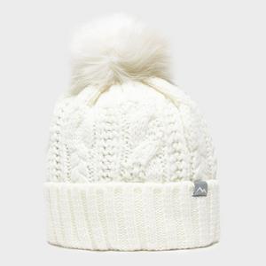 Peter Storm Women's Daisy Bobble Hat, White  - White - Size: One Size