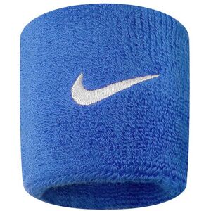 (One Size, Blue/White) Nike Swoosh Wristband