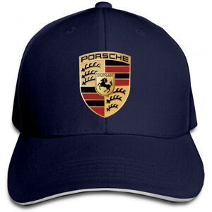 Unbranded Baseball Porsche Adjustable Cool Hats Dark Blue