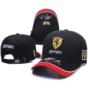 Unbranded Ferrari Racing Hat Sports Car F1 Team Embroidered Black Baseball Cap