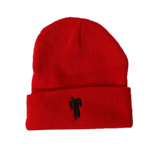 Unbranded (Red) Billie Eilish Beanie Blohsh Knit Hat Stretchy Cap