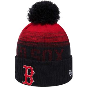 New Era Boston Red Sox MLB Baseball Winter Warm Beanie Bobble Hat - Black
