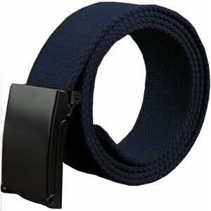 (Blue, Big & Tall) Kruze Mens Canvas Belt For Jeans Designer Adjustable Regular