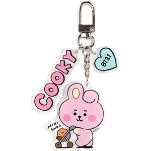 Unbranded (Rabbit) Kpop BTS Bangtan Boys Acrylic Keychain JIMIN Key Rings Pendant Fans Gif