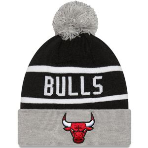 New Era Mens Chicago Bulls NBA Cuffed Sideline Beanie Bobble Hat - Black