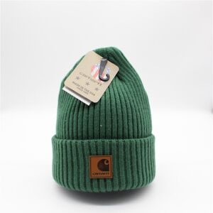 Unbranded (Green) Carhartt Hat Beanie Unisex Acrylic Winter Pull On Closure Knit Cap Soft