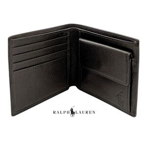 Polo Ralph Lauren Slim design Coin Pocket Brown leather Men wallet