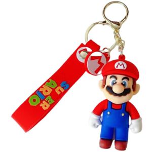 Unbranded (RedMario) Peach Princess Super Mario Brothers Keychain Keyring Pendant Bag Char