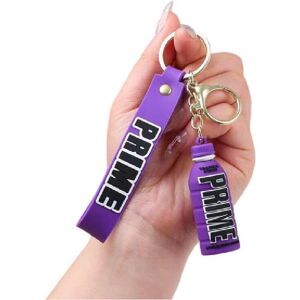 Unbranded (Purple) Drink Wine Prime Bottle Key Chain Colorful Bag Pendbant Fashion Car Key