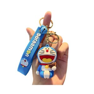 RYWOLT (Doraemon C) Doraemon Keychain Pvc Figurine Car Keyring Schoolbag Pendant Hallow