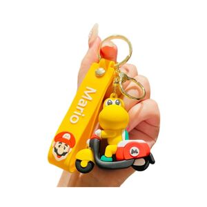 VEISHET (Style F) Cartoon Mario Super Keychain Car Pendant Bag Charm Key Holder Keyring