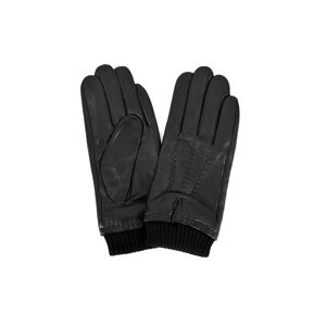 (XL, Black) Eastern Counties Leather Mens Rib Cuff Gloves