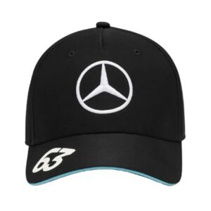 Puma 2024 Mercedes George Russell Driver Cap (Black) - One Size Unisex