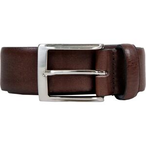 Dents UK Dents Men'S Pebble Grain Leather Belt In Dark Brown Size Xl