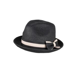 Dents Women's Paper Straw Trilby In Black Size One