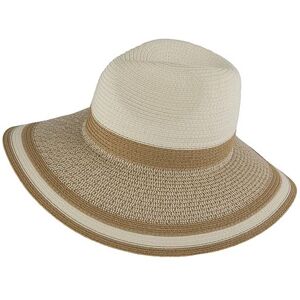 Dents Women's Paper Straw Fedora Style Hat In Natural/ivory Size One