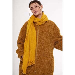 Louche Edie Lightweight Scarf - Mustard Mustard Unisex