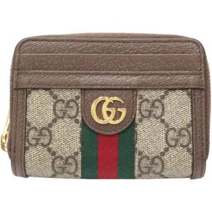 Gucci Ophidia GG Supreme Business Card Holder/Card Case Wallet 658552 Canvas Beige Ebony 180299