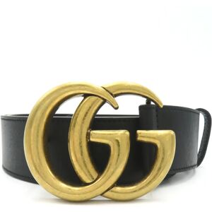 Gucci GG Marmont leather belt Black leather 397660AAA5Z1000100