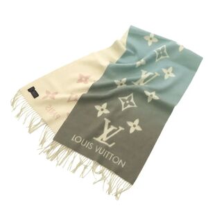 LOUIS VUITTON Scarf Reykjavik Gradient 100% Cashmere Blue Rose M70868