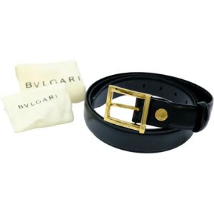 Bulgari Belt Leather Black